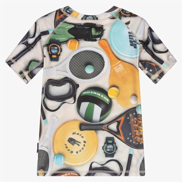 NEW MOLO kids neptune rashguard in beige - Picture 2 of 2